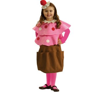 Girls Creamy Cupcake Costume