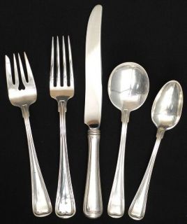 Gorham Old French (Sterling,1905,No Monograms) 5 Piece Place Size Setting   Ster