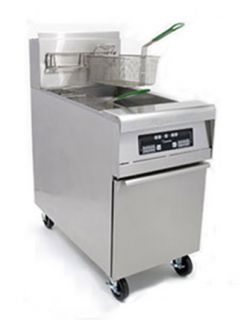 Frymaster / Dean Open Chicken Fish Fryer w/ Timer Controller 80 lb Oil Capacity Stainless NG