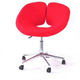 International Design Pluto Adjustable Leisure Side Chair B22cb Red wool