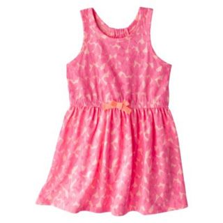 Circo Infant Toddler Girls Neon Heart Sun Dress   Pink 3T