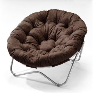 Directions East Oval Chair OVAL 01BK Color Cocoa, Material Microfiber