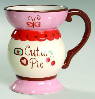 Valentines Day Footed Mug, Fine China Dinnerware   Holiday Collection,Valentine
