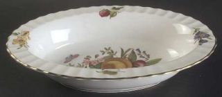 Royal Worcester Delecta (Warmstry, Ribbed) 10 Oval Vegetable Bowl, Fine China D