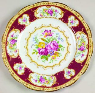 Royal Albert Lady Hamilton Salad Plate, Fine China Dinnerware   Hampton Shape, M