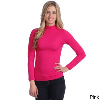 Womens Long Sleeve Basic Turtleneck