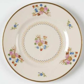Syracuse Coventry Bread & Butter Plate, Fine China Dinnerware   Old Ivory,Pink/B