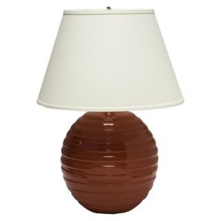 Haeger Centrifugal Table Lamp   Red