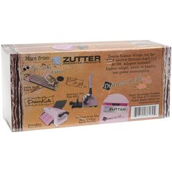 Zutter Distrezz it all Pink (110 120v) (PinkDimensions 6 inches x 3.5 inches x 2.5 inchesPackage includes one (1) electric Distrezz It All tool with 110/120 volt AC adapterCan be used on paper, cardstock, cardboard, chipboard, wood, leather and moreOffe