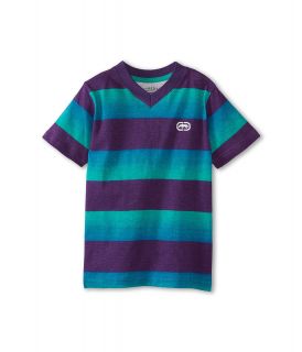 Ecko Unltd Kids Rugger Stripe S/S Tee Boys T Shirt (Purple)