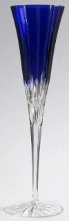 Monarch Crystal Castille Blue Fluted Champagne   Different Colors,Vertical Cuts