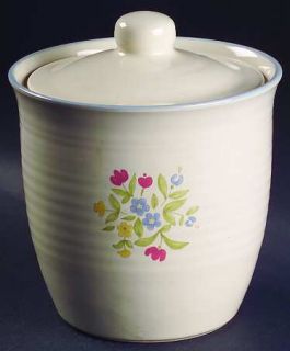 Pfaltzgraff Perennials (Medley Collection) Coffee Canister & Lid, Fine China Din