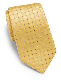 Connected Circles Silk Tie