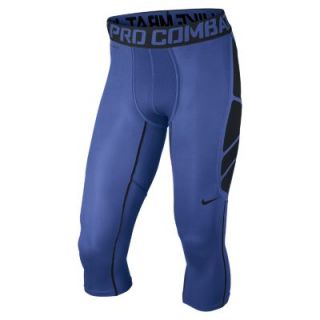 Nike Pro Combat Hypercool Compression 3/4 Length Mens Tights   Game Royal