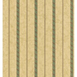 Brewster Beige Neutral Ornate Stripe Wallpaper (BeigeDimensions 20.5 inches wide x 33 feet longBoy/Girl/Neutral NeutralTheme StripeMaterials Solid Sheet VinylCare Instructions ScrubbableHanging Instructions PrepastedRepeat 20.5 inchesMatch Straigh