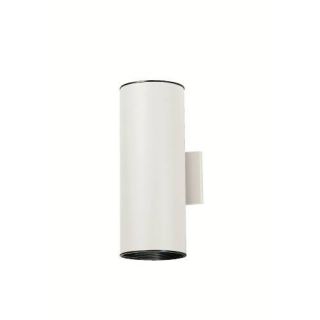 Kichler 9246WH Outdoor Light, Hard Contemporary Wall 2 Light Fixture White