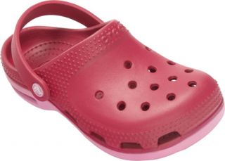 Childrens Crocs Duet Core Plus Clog   Raspberry/Pink Lemonade Casual Shoes