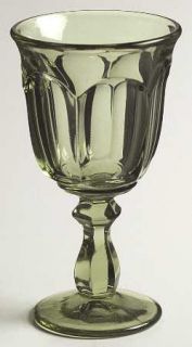 Imperial Glass Ohio Old Williamsburg Verde Green Wine Glass   Stem #341, Verde