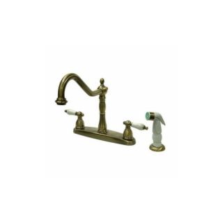 Elements of Design EB1753PL New Orleans Two Handle Centerset Kitchen Faucet With