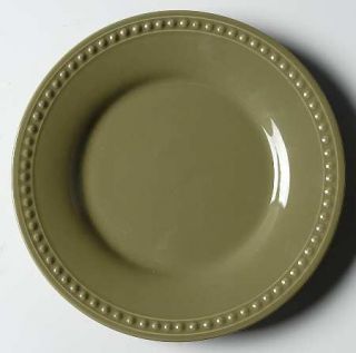  Pearl Dark Green Salad Plate, Fine China Dinnerware   All Dark Green,Em
