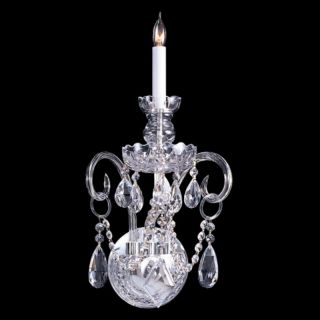 Crystorama 1141 CH CL MWP Traditional Crystal Wall Sconce   9.5W in. Multicolor
