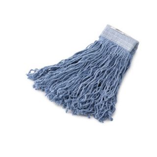 Rubbermaid Synthetic Wet Mop Heads, Blue, 16 Oz, 5 in Blue Headband