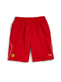 PUMA Ferrari Toddlers & Little Boys Tricot Shorts   Red