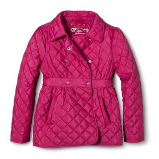 Dollhouse Girls Quilted Jacket   Fuchsia 4