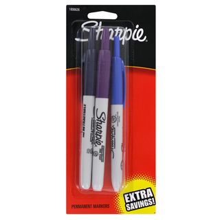 Sharpie Retractable Fine Point Permanent Markers (pack Of 3)