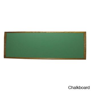 Framed Chalkboard (2 X 5) (black, greenModel CB 2432FDimensions 24 inches long x 60 inches wide x 2 inches deep )