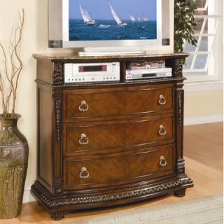 Woodbridge Home Designs Palace 3 Drawer Media Chest 1394 11