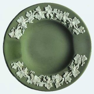 Wedgwood Cream Color On Celadon Jasperware Round 2 Slot Ashtray, Fine China Dinn