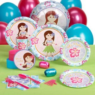 Hawaiian Girl Standard Party Pack for 16