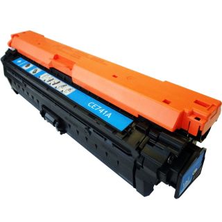 Hp Laser Jet Ce741a Compatible Cyan Toner Cartridge (CyanPrint yield 7300 pages with 5 percent coverageRefillable NoModel CE741APack of 1We cannot accept returns on this product. )