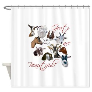 Goats are Beautiful Shower Curtain  Use code FREECART at Checkout