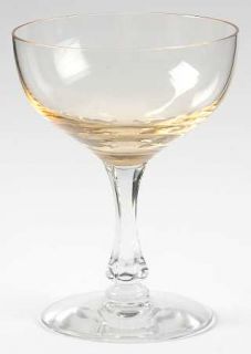 Fostoria Vogue Gold Tint Champagne/Tall Sherbet   Stem #6099,Gold Tintbowl