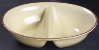 Pfaltzgraff Village (Made In Usa) 12 Oval Divided Vegetable Bowl, Fine China Di