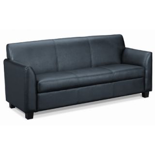 HON Basyx Tailored Leather Reception 3 Cushion Sofa BSXVL873ST11