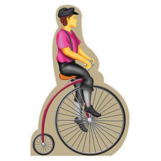 Rotating Cyclist Standee