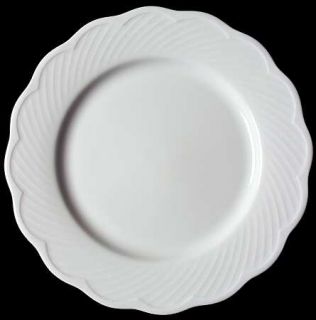 Dansk Blanc Bread & Butter Plate, Fine China Dinnerware   Fransk Coll,Scallop,Ra
