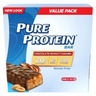 Pure Protein Chocolate Peanut Caramel Nutrition Bar   12 Count