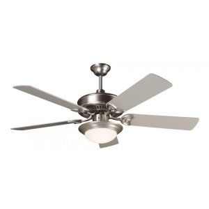 Craftmade CRA K10675 CXL 52 Ceiling Fan with Plus Series Brushed Nickel Blades