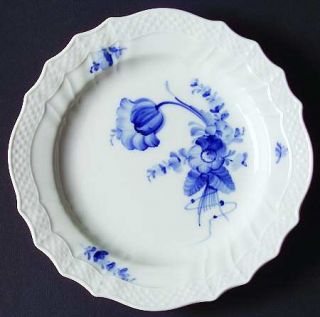 Royal Copenhagen Blue Flowers Dessert/Pie Plate, Fine China Dinnerware   Curved,