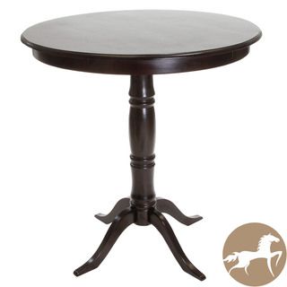 Christopher Knight Home Blair Acacia Wood Bar Table (EspressoIncludes One (1) bar tableDarkly stained, flared legsSome assembly requiredSturdy constructionNeutral colors to match any decorTable dimensions 40.16 inches high x 37 inches wide x 37 inches d