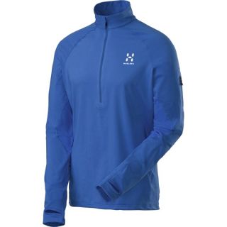 Haglofs Intense Stretch Pullover   Zip Neck  Fleece (For Men)   GALE BLUE (L )