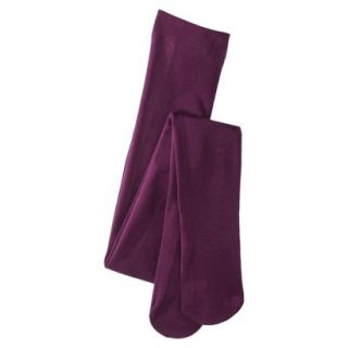 Juniors Fleece Lined Tights   Purple M/L
