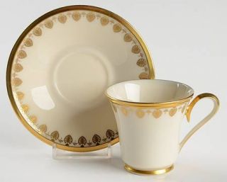 Lenox China Clarion Footed Demitasse Cup & Saucer Set, Fine China Dinnerware   D