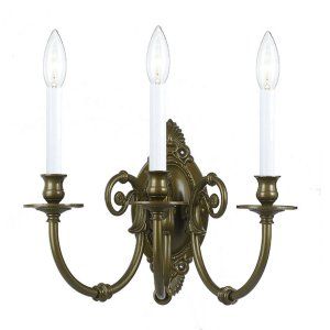 Crystorama Lighting CRY 9113 AB Hot Deal Solid Cast Ornate Wall Sconce