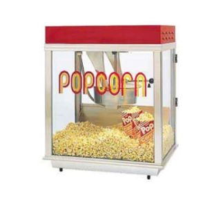 Gold Medal Econo 14 Popcorn Machine, 14 oz Kettle, Tempered Glass, 120/240 V