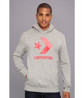 Converse Cons Core Fleece Pullover Hoodie Mens Long Sleeve Pullover (Gray)